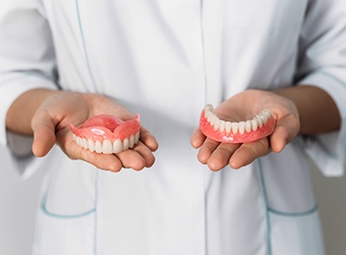 Full dentures can replace a full mouth of teeth in Coplay, PA