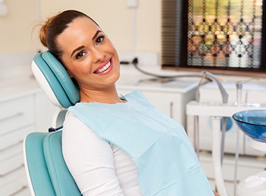 woman with perfect white smile