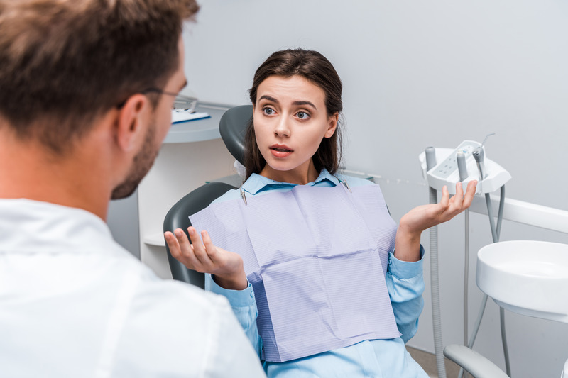 Patient fibbing about oral health at the dentist